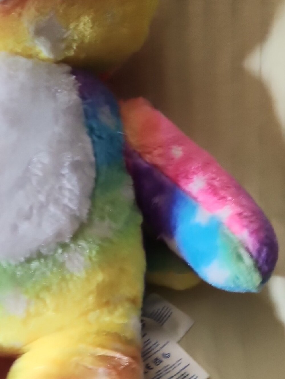 Build-A-Bear Rainbow Unicorn Cat Plush - Pink, Blue, Purple, Yellow, Green - Picture 4 of 11